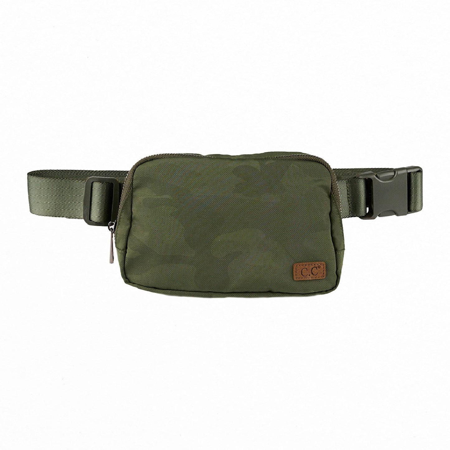 CC Branding olive camouflage crossbody fanny pack 