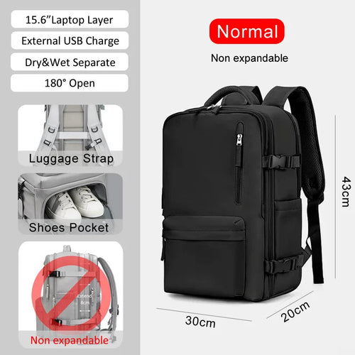 Suitcase Style Travel Backpack