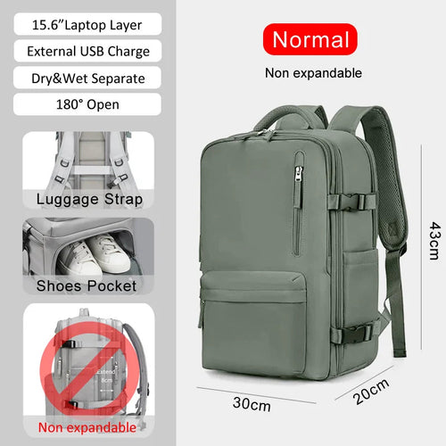 Suitcase Style Travel Backpack