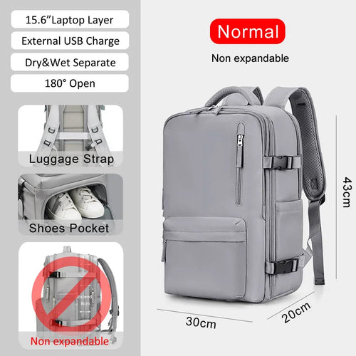 Suitcase Style Travel Backpack